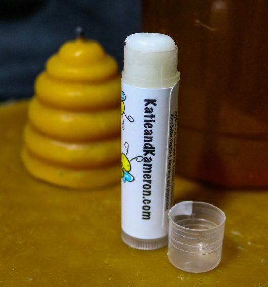 Natural Peppermint Beeswax Lip Balm